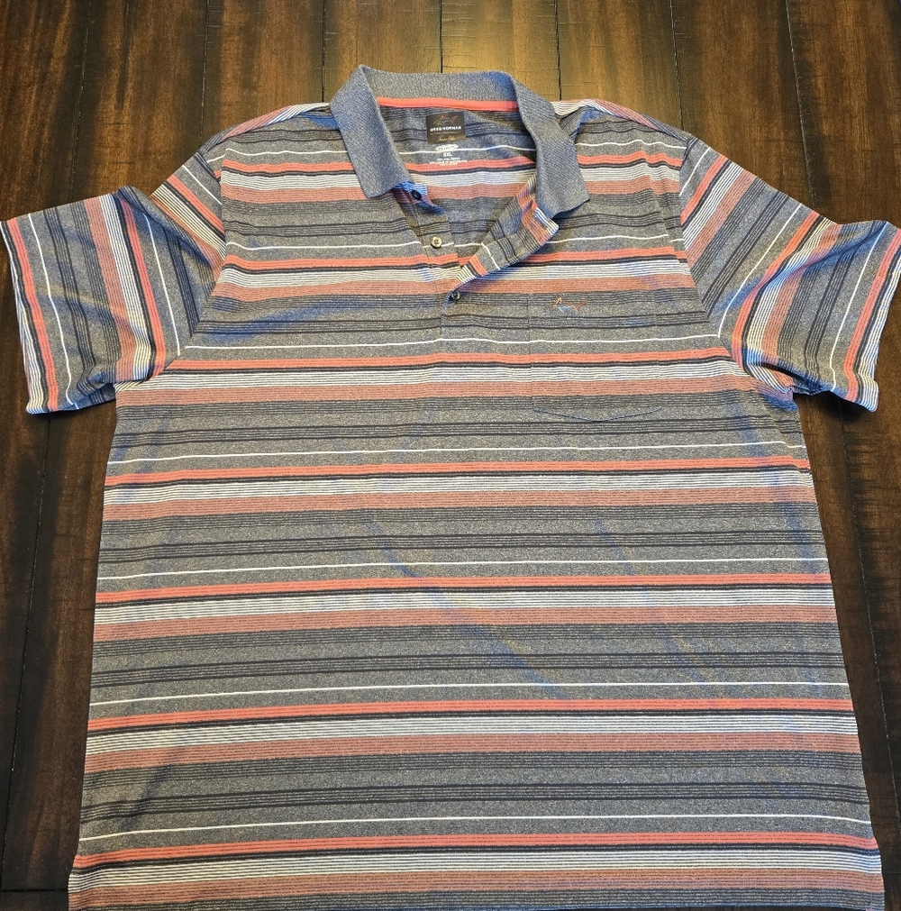 Greg Norman For Tasso Elba Golf Polo